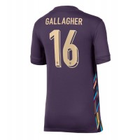 Maglia Calcio Inghilterra Conor Gallagher #16 Seconda Divisa Donna Europei 2024 Manica Corta